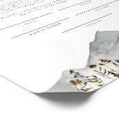 HEIDI山野花婚姻証明書の場所 ポスター (角)