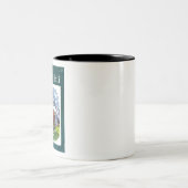 Heidi -レトロ漫画-ファンタジー-レトロ漫画 ツートーンマグカップ (中央)