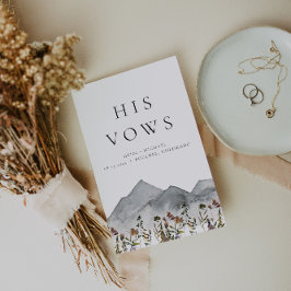 HEIDI Boho山野花彼の結婚願い カード