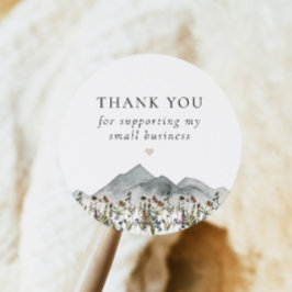 HEIDI Boho Wildflower Small Businessありがとうございました ラウンドシール