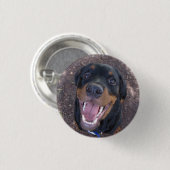 Heidi Happy Rottweiler Button 缶バッジ (正面&裏面)