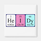 Heidy周期表名磁石 マグネット (正面)