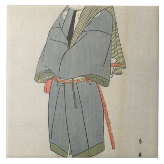 HeiemonとしてArashi Ryu_zo、1795年 タイル (正面)