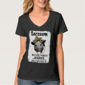 Heifer Cow Sarcasm Because Murder Charges Expensiv Tシャツ (正面)