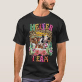 Heifer Team Girl  Cow  Heifer Tシャツ (正面)