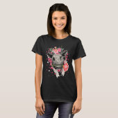 Heifer Valentines Day Western Highland Cow  1 Tシャツ (正面フル)