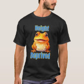 Height Deprived Short People Joke Saying Toad Frog Tシャツ (正面)