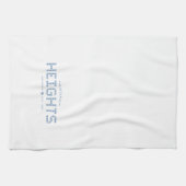 Heights Tile, Blue Tile, Houston Heights キッチンタオル (横)