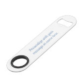 Heights Tile, Blue Tile, Houston Heights スピード栓抜き (裏面アングル)