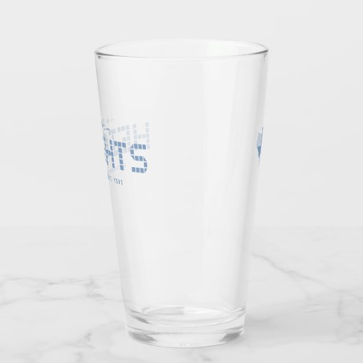 Heights Tile, Blue Tile, Houston Heights タンブラーグラス (左)