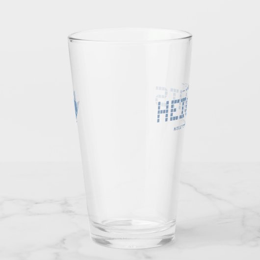 Heights Tile, Blue Tile, Houston Heights タンブラーグラス (右)