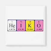 Heiko周期表名磁石 マグネット (正面)