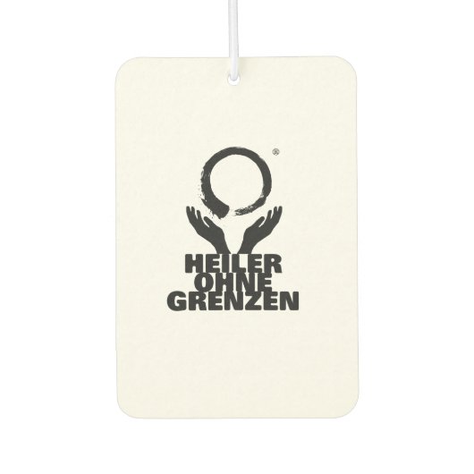 Heiler ohne Grenzen Logo Autolufterfrischer カーエアーフレッシュナー (正面)