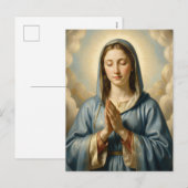 Heilige Mutter Gottes – Göttliche Liebe & Schutz シーズンポストカード (正面/裏面)