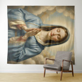 Heilige Mutter Gottes – Göttliche Liebe & Schutz タペストリー (インサイチュ(横))