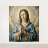 Heilige Mutter Gottes – Göttliche Liebe & Schutz タペストリー (正面)