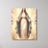 Heilige Mutter Gottes Göttliche Liebe & Schutz´11 キャンバスプリント (正面)