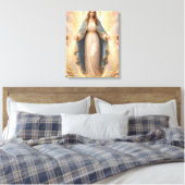 Heilige Mutter Gottes Göttliche Liebe & Schutz´11 キャンバスプリント (インサイチュ (寝室))