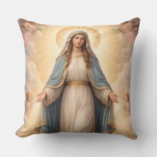 Heilige Mutter Gottes Göttliche Liebe & Schutz´11 クッション (正面)