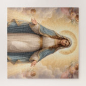 Heilige Mutter Gottes Göttliche Liebe & Schutz´11 ジグソーパズル (横)