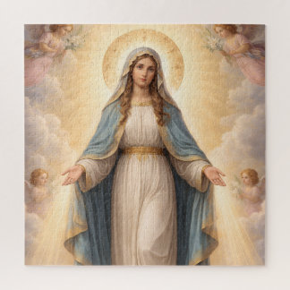 Heilige Mutter Gottes Göttliche Liebe & Schutz´11 ジグソーパズル