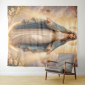 Heilige Mutter Gottes Göttliche Liebe & Schutz´11 タペストリー (インサイチュ(横))