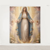 Heilige Mutter Gottes Göttliche Liebe & Schutz´11 タペストリー (正面)