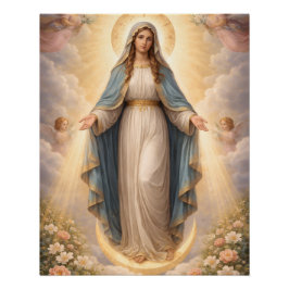 Heilige Mutter Gottes Göttliche Liebe & Schutz´11 ポスター