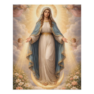 Heilige Mutter Gottes Göttliche Liebe & Schutz´11 ポスター