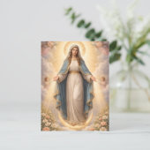 Heilige Mutter Gottes Göttliche Liebe & Schutz´11 ポストカード (スタンド正面)
