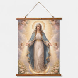 Heilige Mutter Gottes Göttliche Liebe & Schutz´11 吊り下げ型タペストリー