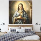 Heilige Mutter Gottes – Göttliche Liebe & Schutz´1 キャンバスプリント (インサイチュ (寝室))
