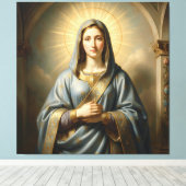 Heilige Mutter Gottes – Göttliche Liebe & Schutz´1 キャンバスプリント (インサイチュ (ウッドフロア))