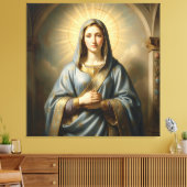 Heilige Mutter Gottes – Göttliche Liebe & Schutz´1 キャンバスプリント (インサイチュ (リビング))