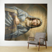 Heilige Mutter Gottes – Göttliche Liebe & Schutz´1 タペストリー (インサイチュ(横))