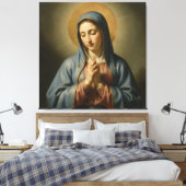 Heilige Mutter Gottes – Göttliche Liebe & Schutz´2 キャンバスプリント (インサイチュ (寝室))