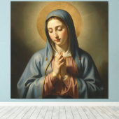 Heilige Mutter Gottes – Göttliche Liebe & Schutz´2 キャンバスプリント (インサイチュ (ウッドフロア))