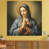 Heilige Mutter Gottes – Göttliche Liebe & Schutz´2 キャンバスプリント (インサイチュ (リビング))