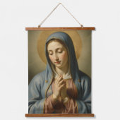 Heilige Mutter Gottes – Göttliche Liebe & Schutz´2 吊り下げ型タペストリー (正面)