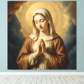 Heilige Mutter Gottes – Göttliche Liebe & Schutz´3 キャンバスプリント (インサイチュ (ウッドフロア))