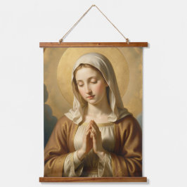 Heilige Mutter Gottes – Göttliche Liebe & Schutz´3 吊り下げ型タペストリー