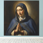 Heilige Mutter Gottes – Göttliche Liebe & Schutz´4 キャンバスプリント (インサイチュ (ウッドフロア))