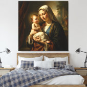 Heilige Mutter Gottes – Göttliche Liebe & Schutz´5 キャンバスプリント (インサイチュ (寝室))