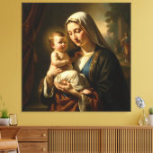 Heilige Mutter Gottes – Göttliche Liebe & Schutz´5 キャンバスプリント (インサイチュ (リビング))