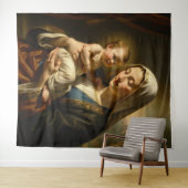 Heilige Mutter Gottes – Göttliche Liebe & Schutz´5 タペストリー (インサイチュ(横))