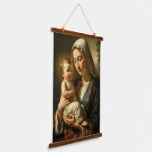 Heilige Mutter Gottes – Göttliche Liebe & Schutz´5 吊り下げ型タペストリー (傾斜あり)