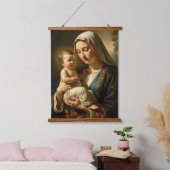 Heilige Mutter Gottes – Göttliche Liebe & Schutz´5 吊り下げ型タペストリー (寝室)