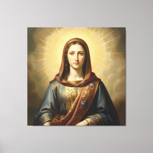 Heilige Mutter Gottes – Göttliche Liebe & Schutz´6 キャンバスプリント (正面)