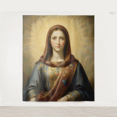 Heilige Mutter Gottes – Göttliche Liebe & Schutz´6 タペストリー (正面)