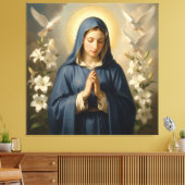 Heilige Mutter Gottes – Göttliche Liebe & Schutz´7 キャンバスプリント (インサイチュ (リビング))